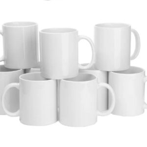 11oz White Coated Mug