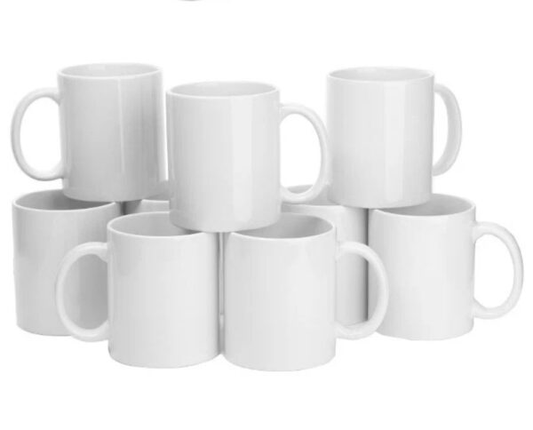 11oz White Coated Mug