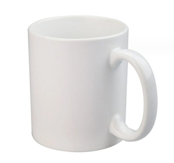 6oz White Coated Mug