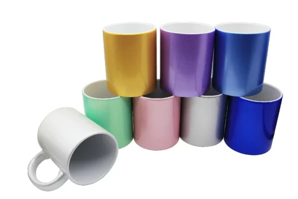 11oz plated interior multicolor handle multicolor