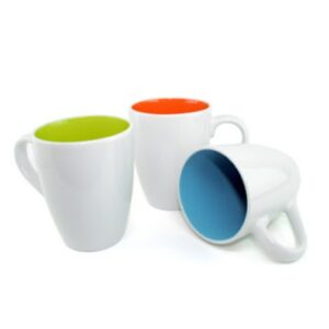 12oz Inner Rim Color Mug (Cone-shape)