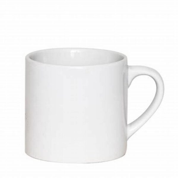 15oz White Coated Mug