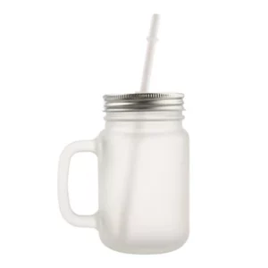 Mason Jar with handle(Frosted)