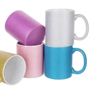 11oz Glitter sublimate blank cup